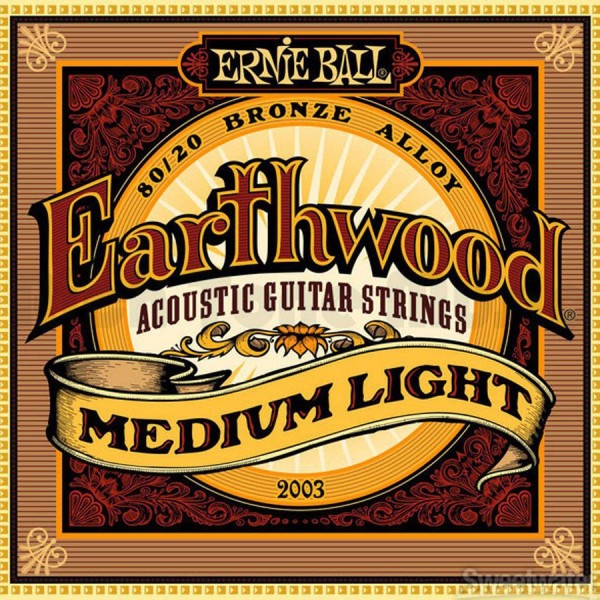 Ernie Ball Earthwood Medium Light Acous 80/20 Bronze 2003 12-54